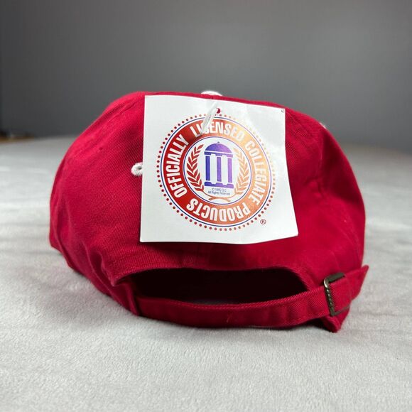 Collegiate Wisconsin Badgers EST. 1849 Sports Hat Cap One Size Red Vintage - Picture 3 of 8